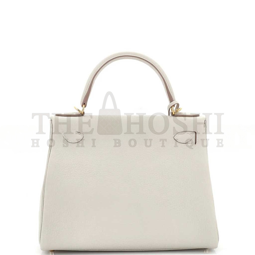 H**me5 KELLY 28 HANDBAG MUSHROOM TOGO WITH GOLD HARDWARE (28*22*10cm) Master Quality